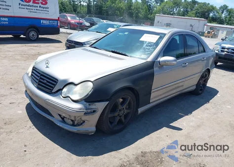 2007 Mercedes-Benz C 230 Sport from USA, damaged, VIN WDBRF52H67A925004